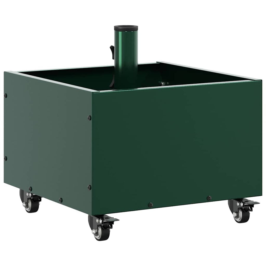 Parasolvoet 45 X 45 X 45 Cm Staal Groen