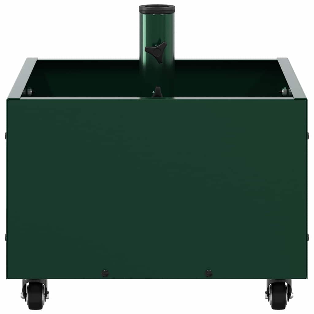 Parasolvoet 45 X 45 X 45 Cm Staal Groen