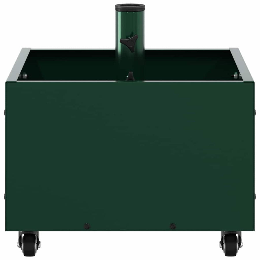 Parasolvoet 45 X 45 X 45 Cm Staal Groen