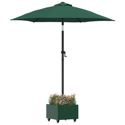 Parasolvoet 45 X 45 X 45 Cm Staal Groen