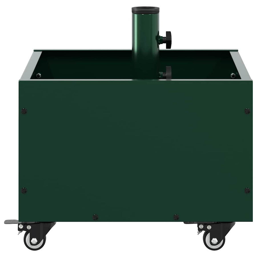 Parasolvoet 45 X 45 X 45 Cm Staal Groen