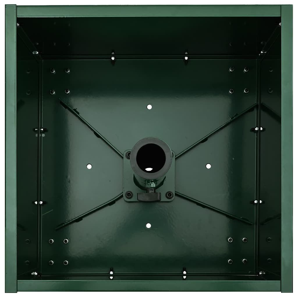 Parasolvoet 45 X 45 X 45 Cm Staal Groen