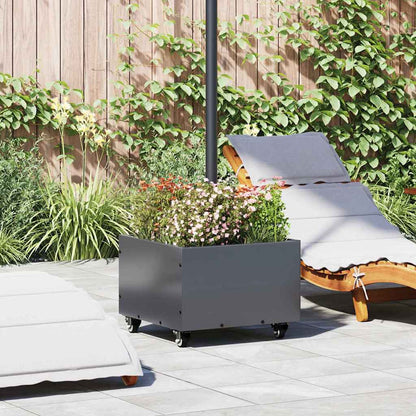 Parasolvoet 45 X 45 X 45 Cm Staal Antraciet