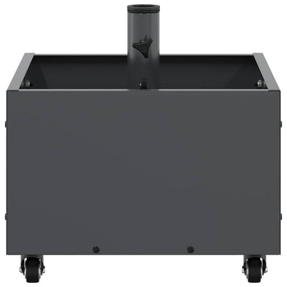 Parasolvoet 45 X 45 X 45 Cm Staal Antraciet