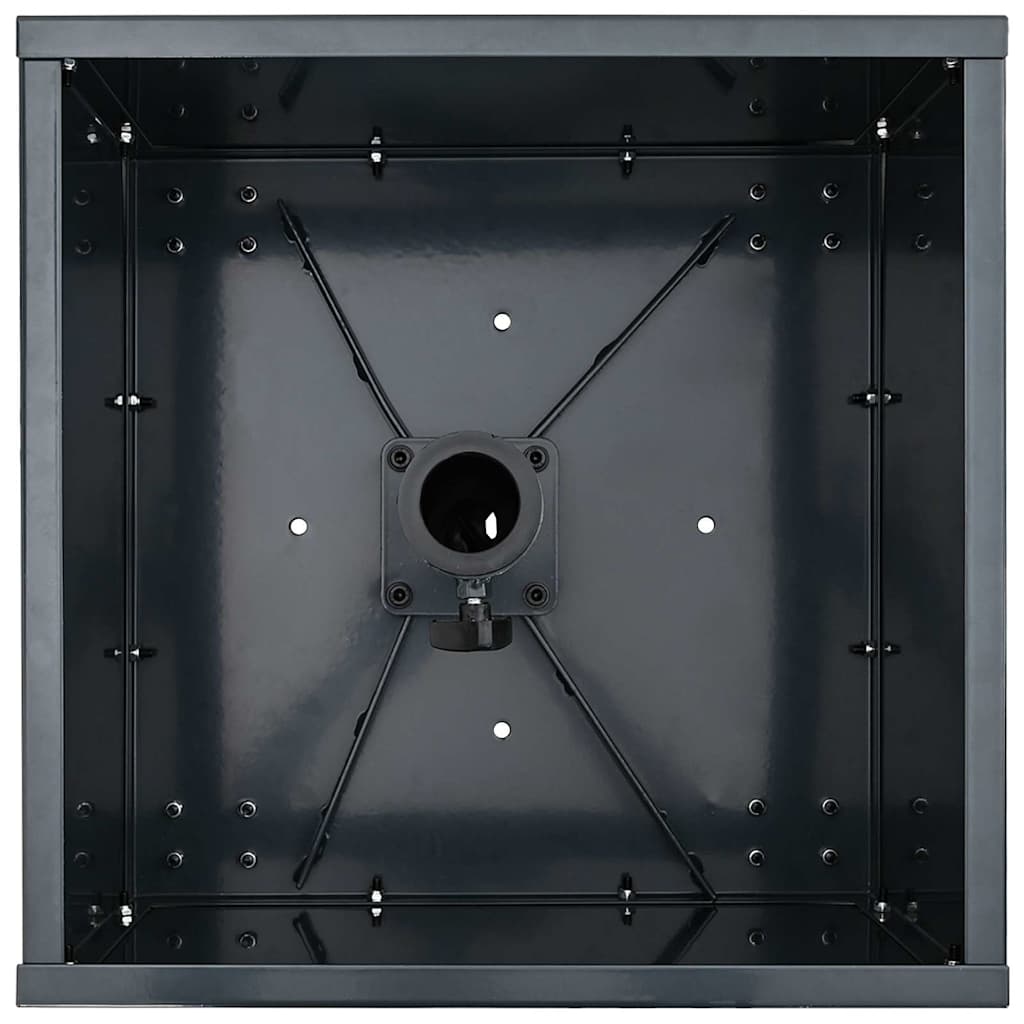 Parasolvoet 45 X 45 X 45 Cm Staal Antraciet