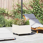 Parasolvoet 45x45x45 cm staal wit