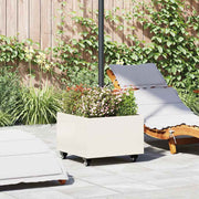 Parasolvoet 45x45x45 cm staal wit