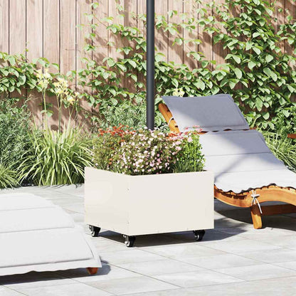 Parasolvoet 45 X 45 X 45 Cm Staal Wit