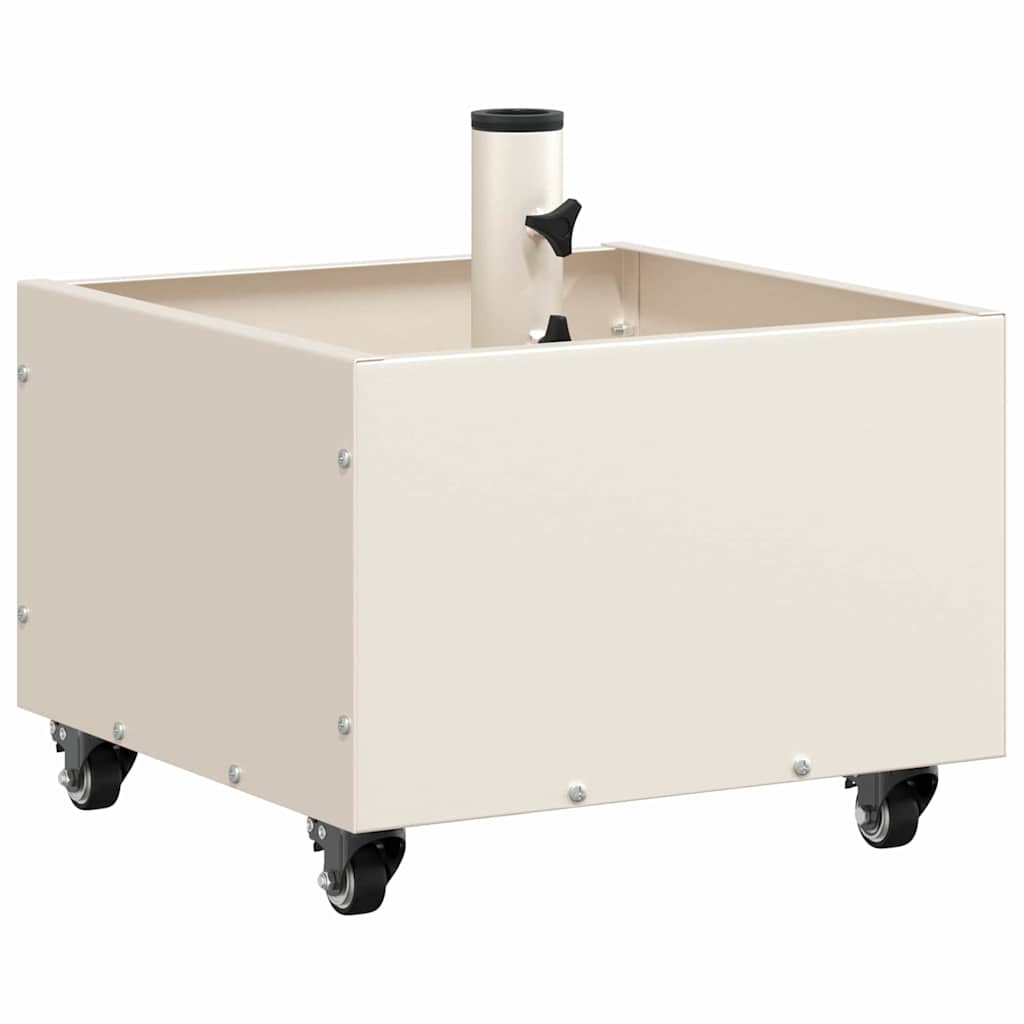Parasolvoet 45 X 45 X 45 Cm Staal Wit
