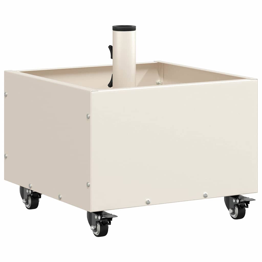 Parasolvoet 45 X 45 X 45 Cm Staal Wit