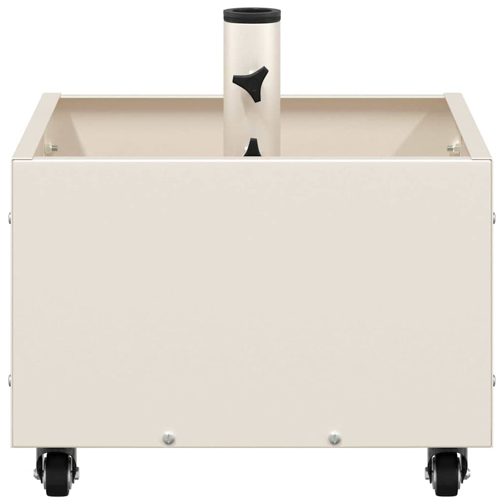Parasolvoet 45 X 45 X 45 Cm Staal Wit