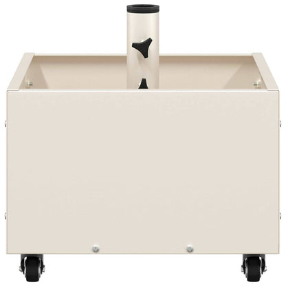 Parasolvoet 45 X 45 X 45 Cm Staal Wit