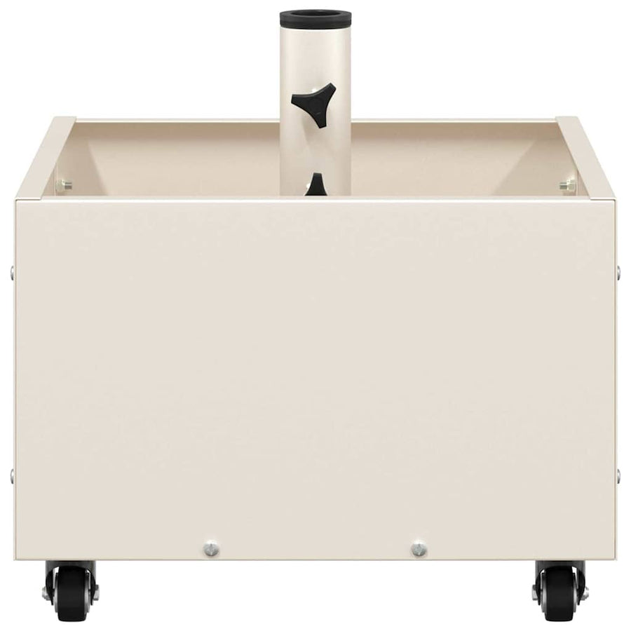 Parasolvoet 45 X 45 X 45 Cm Staal Wit