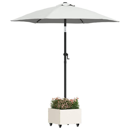 Parasolvoet 45 X 45 X 45 Cm Staal Wit