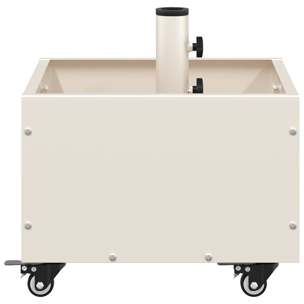 Parasolvoet 45 X 45 X 45 Cm Staal Wit