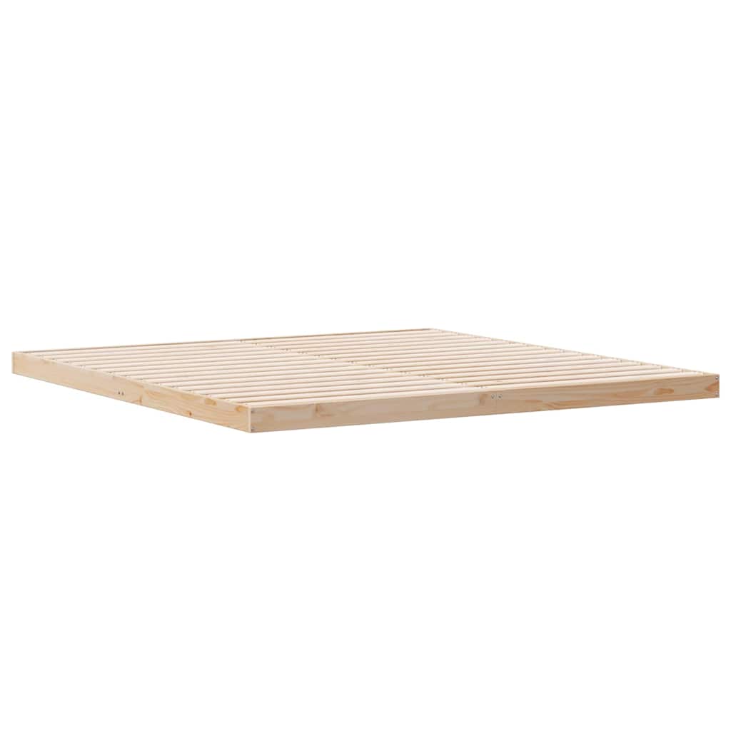 Bedframe Naturel 213.5 x 104 x 9 cm Massief grenenhout