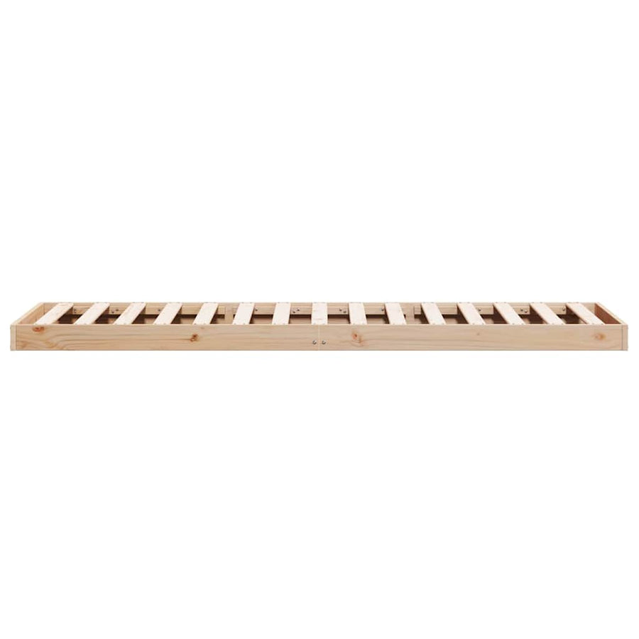 Bedframe Naturel 213.5 x 104 x 9 cm Massief grenenhout