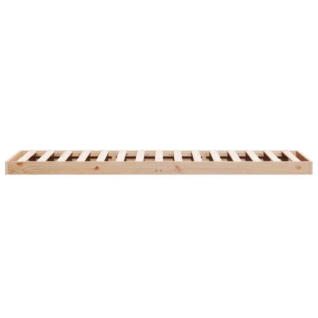 Bedframe Naturel 213.5 x 104 x 9 cm Massief grenenhout
