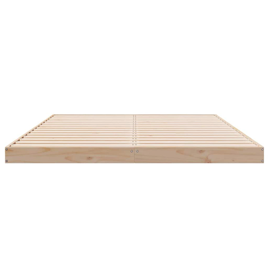 Bedframe Naturel 213.5 x 104 x 9 cm Massief grenenhout