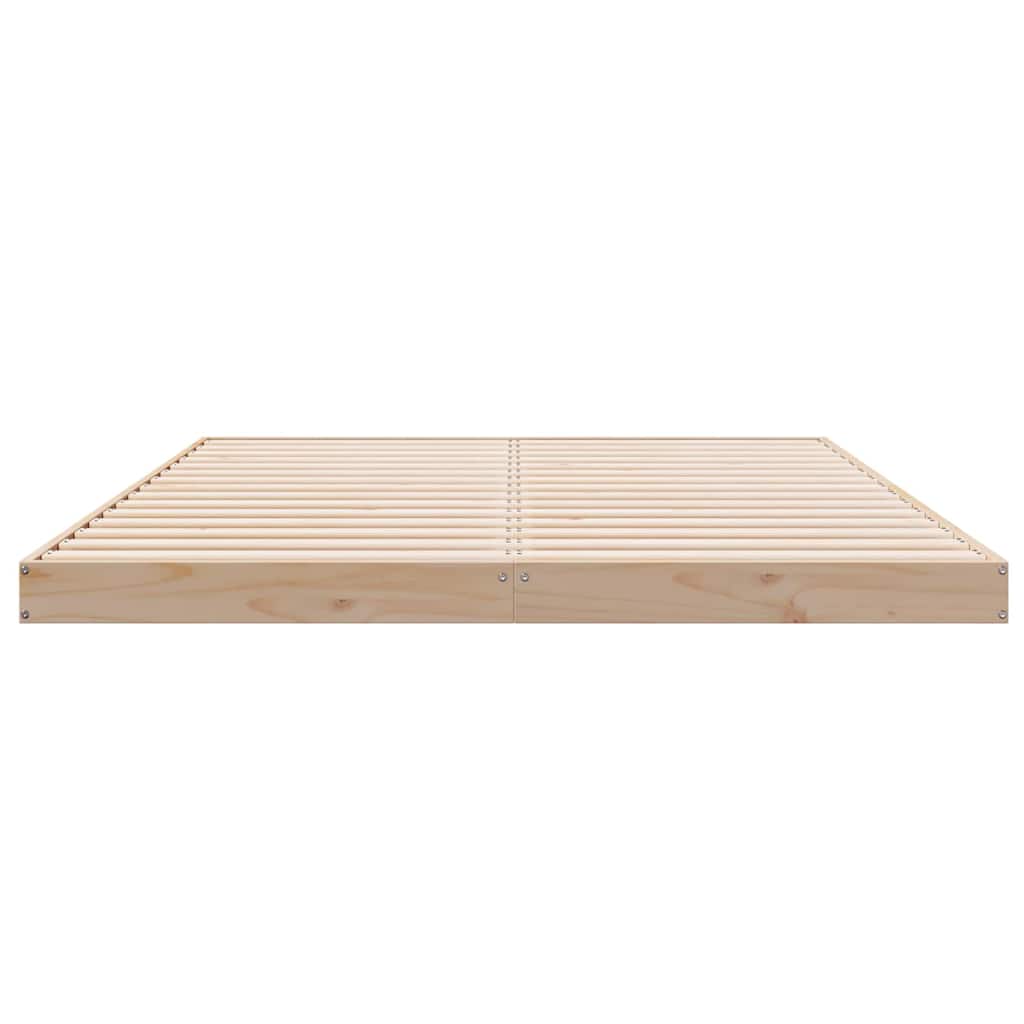 Bedframe Naturel 213.5 x 104 x 9 cm Massief grenenhout