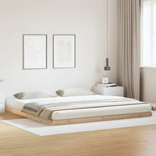 Bedframe Naturel 213.5 x 104 x 9 cm Massief grenenhout