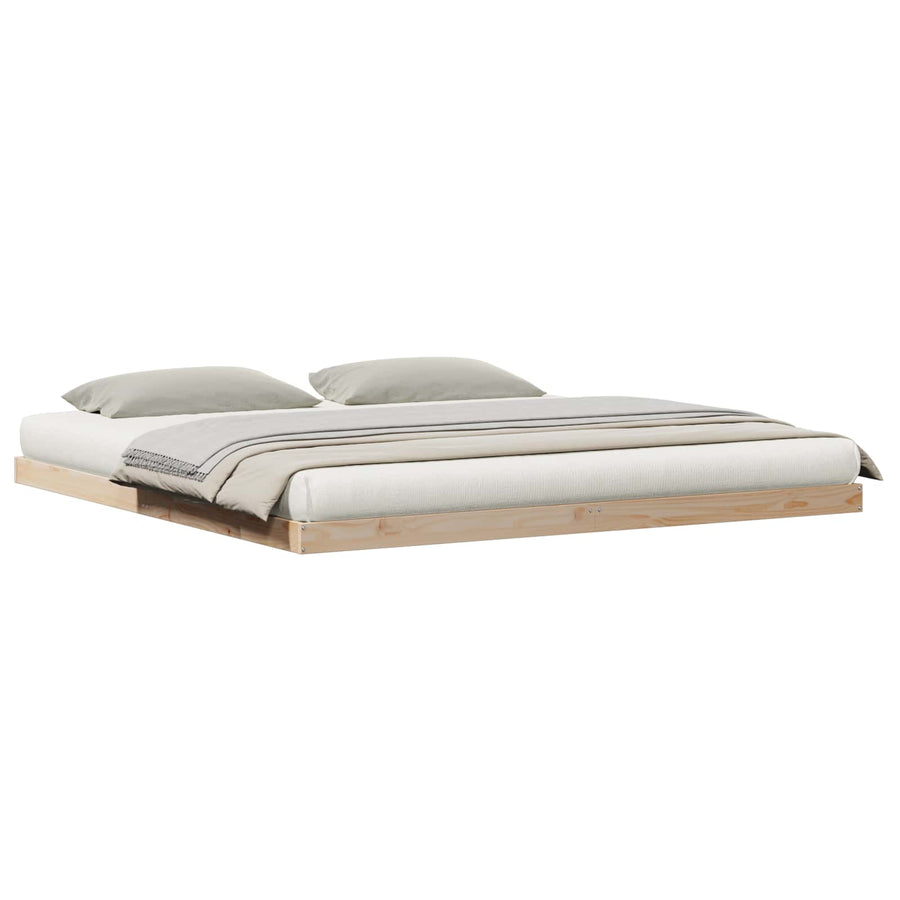 Bedframe Naturel 213.5 x 104 x 9 cm Massief grenenhout