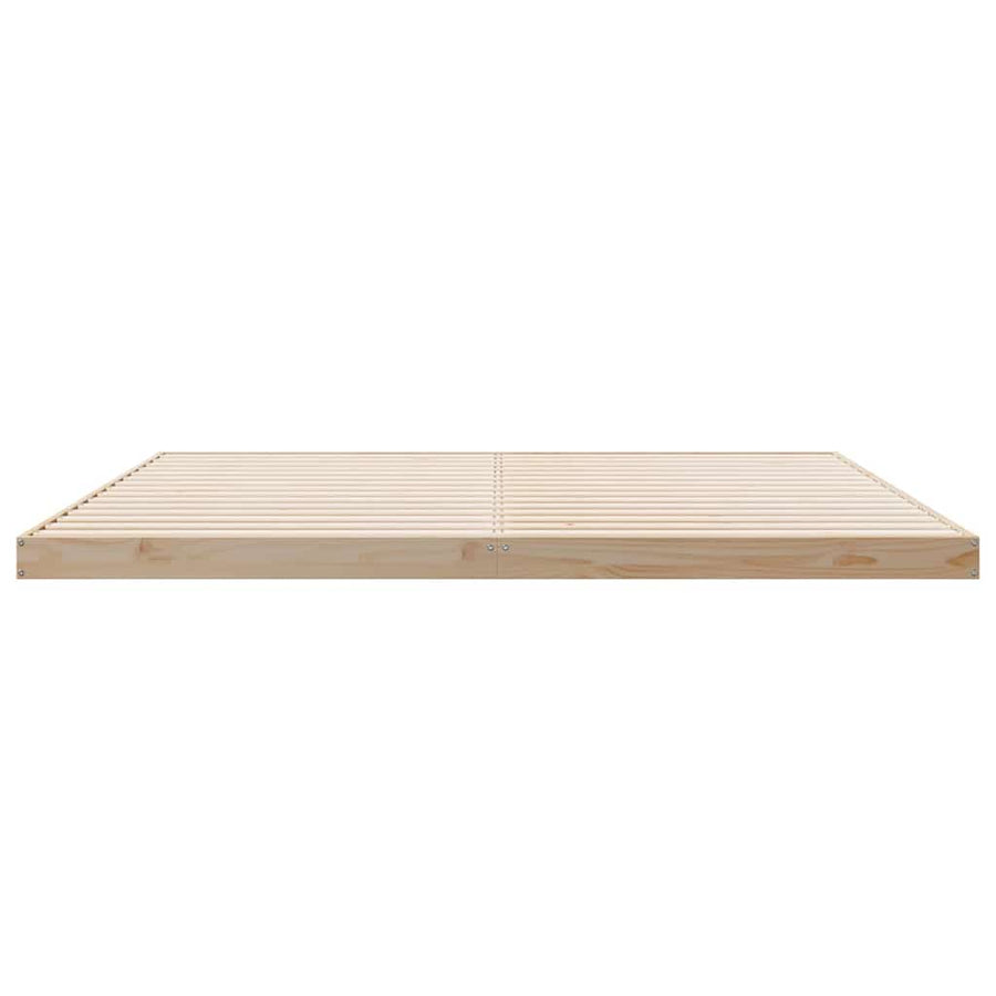 Bedframe Naturel 213.5 x 104 x 9 cm Massief grenenhout
