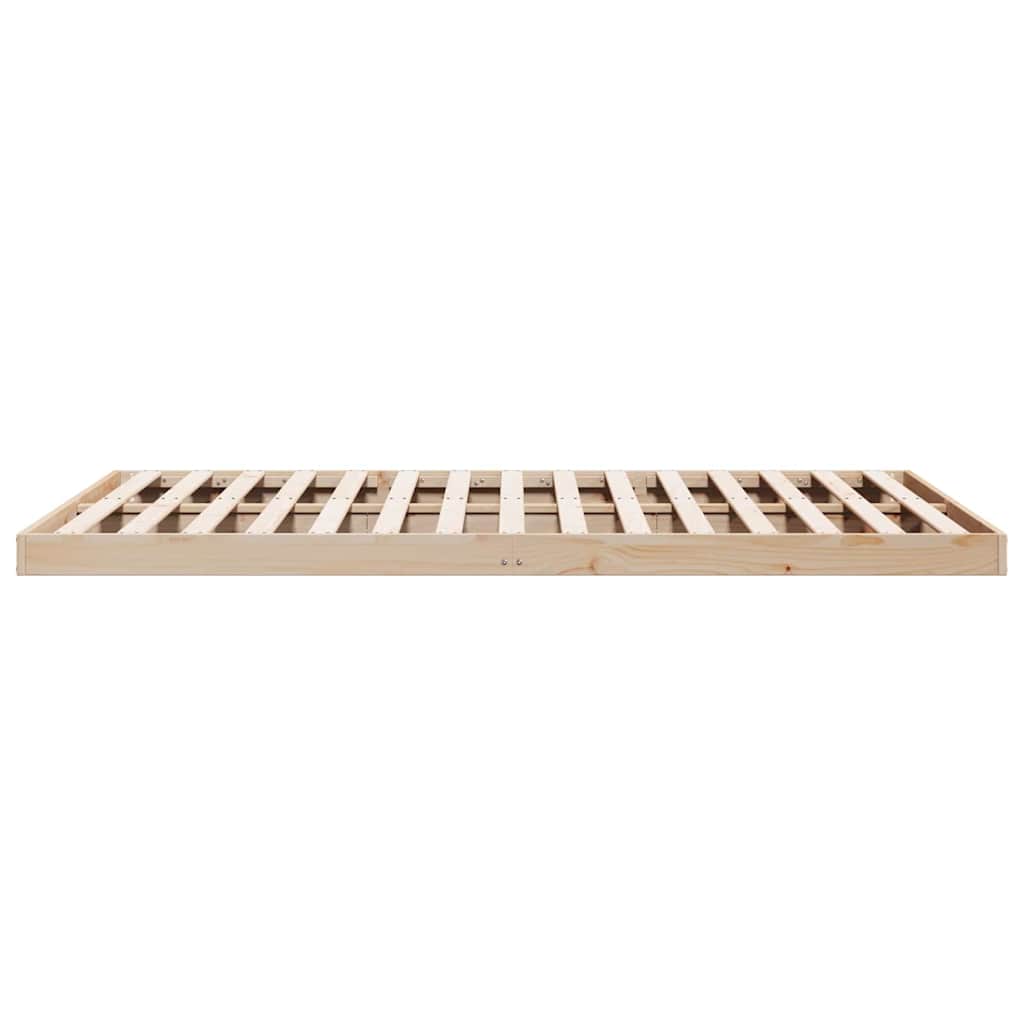 Bedframe Naturel 213.5 x 104 x 9 cm Massief grenenhout