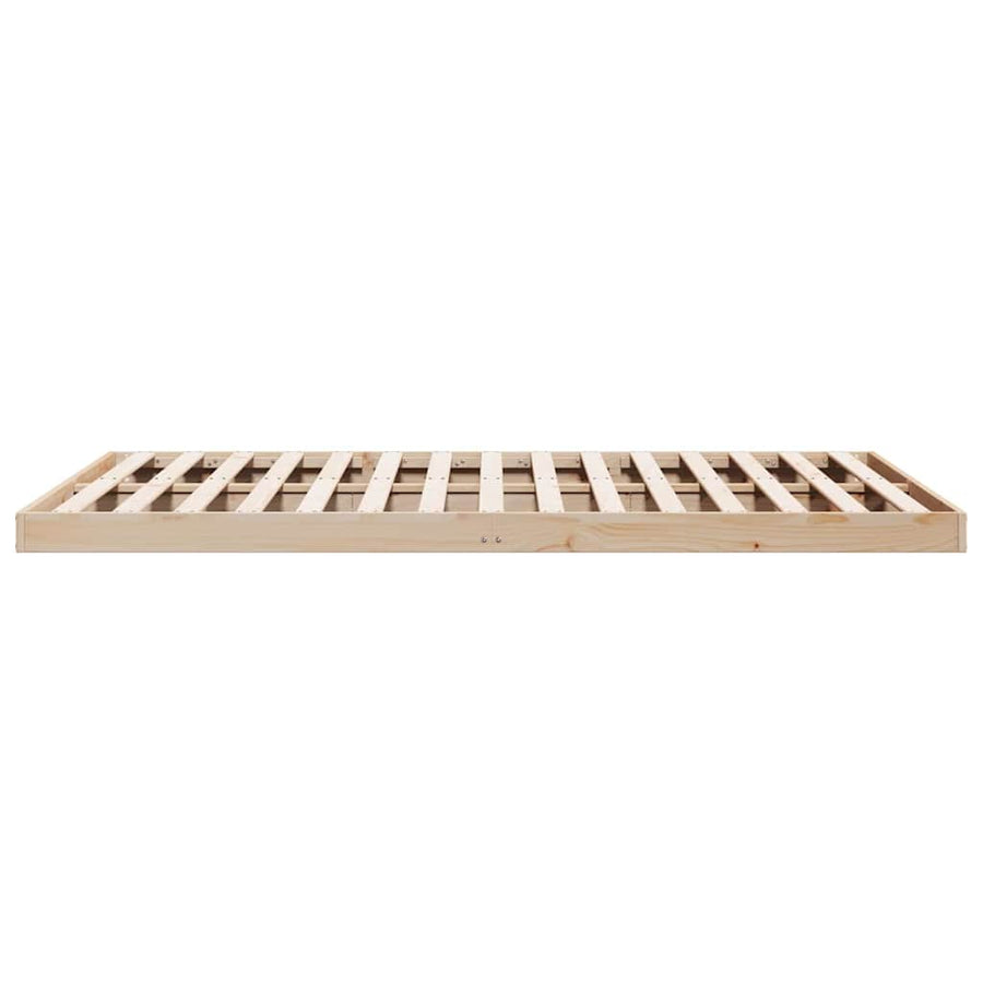 Bedframe Naturel 213.5 x 104 x 9 cm Massief grenenhout