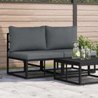 Outdoor Furniture 2 Piece Black and Anthracite 70 x 71.5 x 71 cm