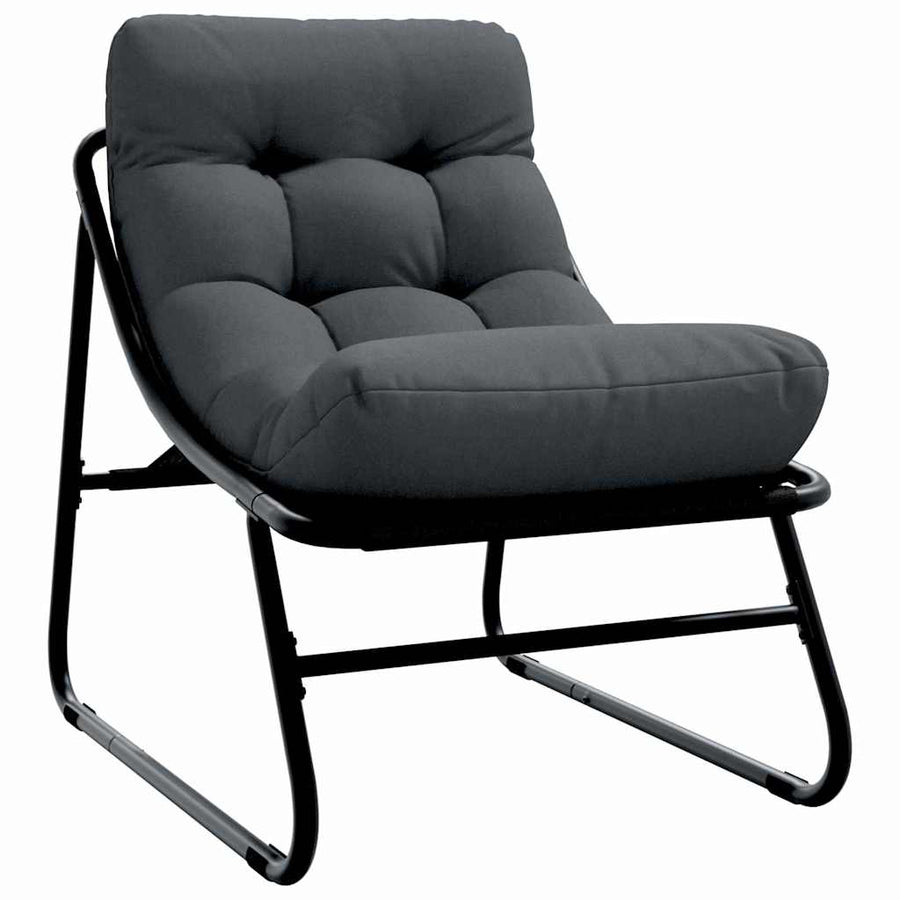 Tuinmeubelen 2 pcs Zwart 60,5 x 81 x 71 cm Gepoedercoat staal