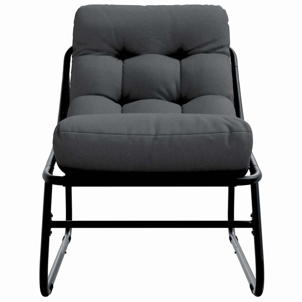 Tuinmeubelen 2 pcs Zwart 60,5 x 81 x 71 cm Gepoedercoat staal