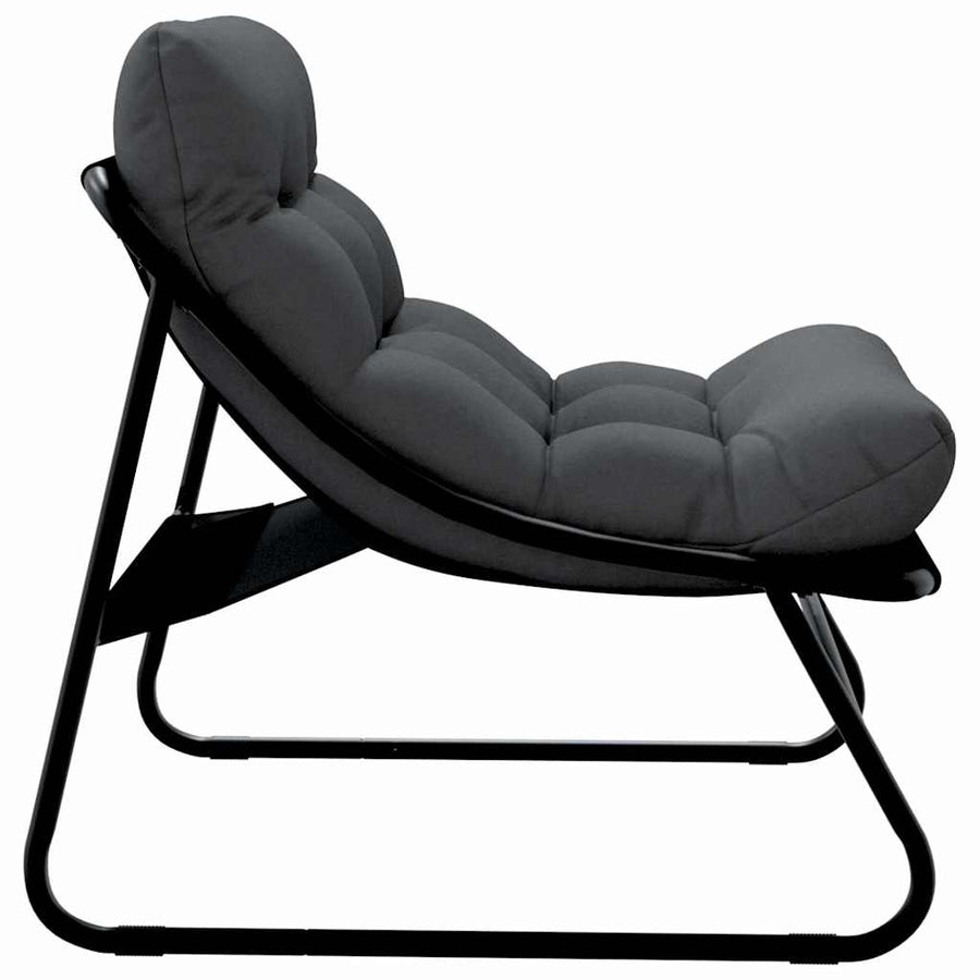 Tuinmeubelen 2 pcs Zwart 60,5 x 81 x 71 cm Gepoedercoat staal