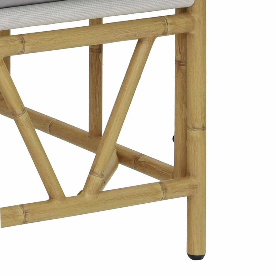 Tuinstoel 2 pcs Lichtgrijs 75 x 75 x 71 cm Staal