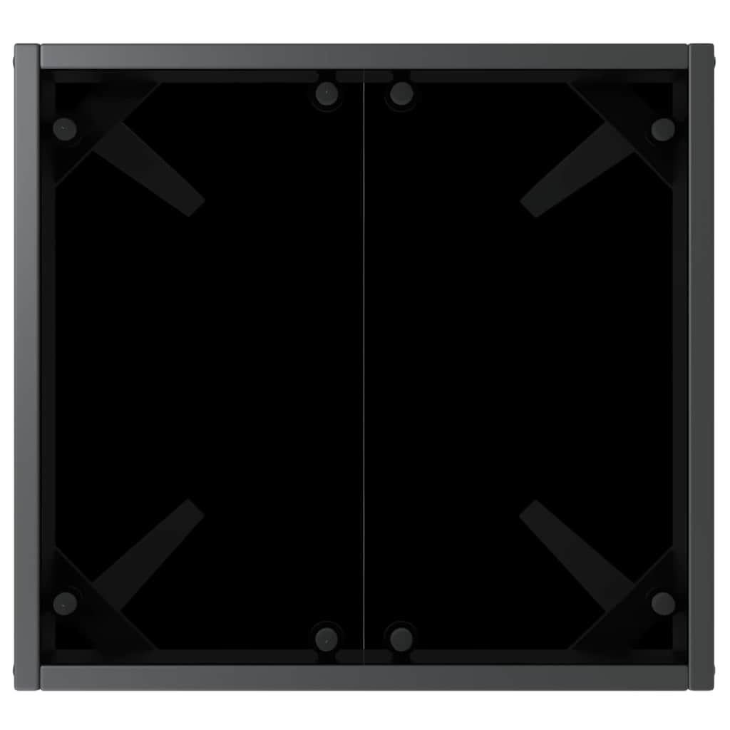 Ligstoel met kussen -persoon 2 pcs Zwart 40 x 40 x 40.5 cm Poly riet