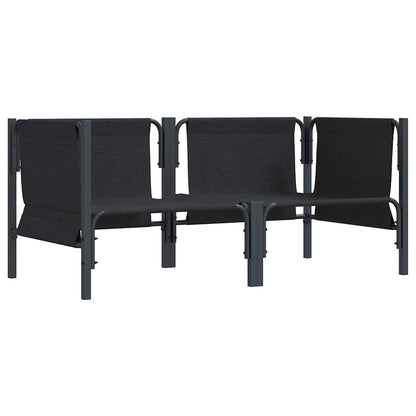 Buitenmeubelsets met kussen met kussen 2 pcs Antraciet
