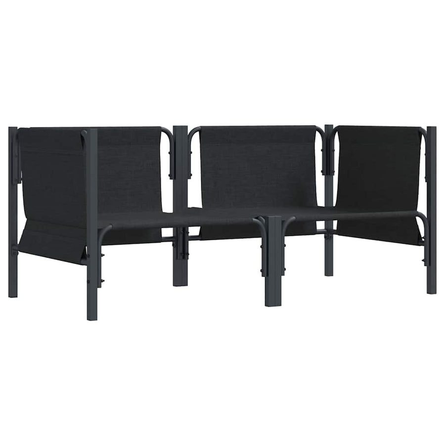 Buitenmeubelsets met kussen met kussen 2 pcs Antraciet