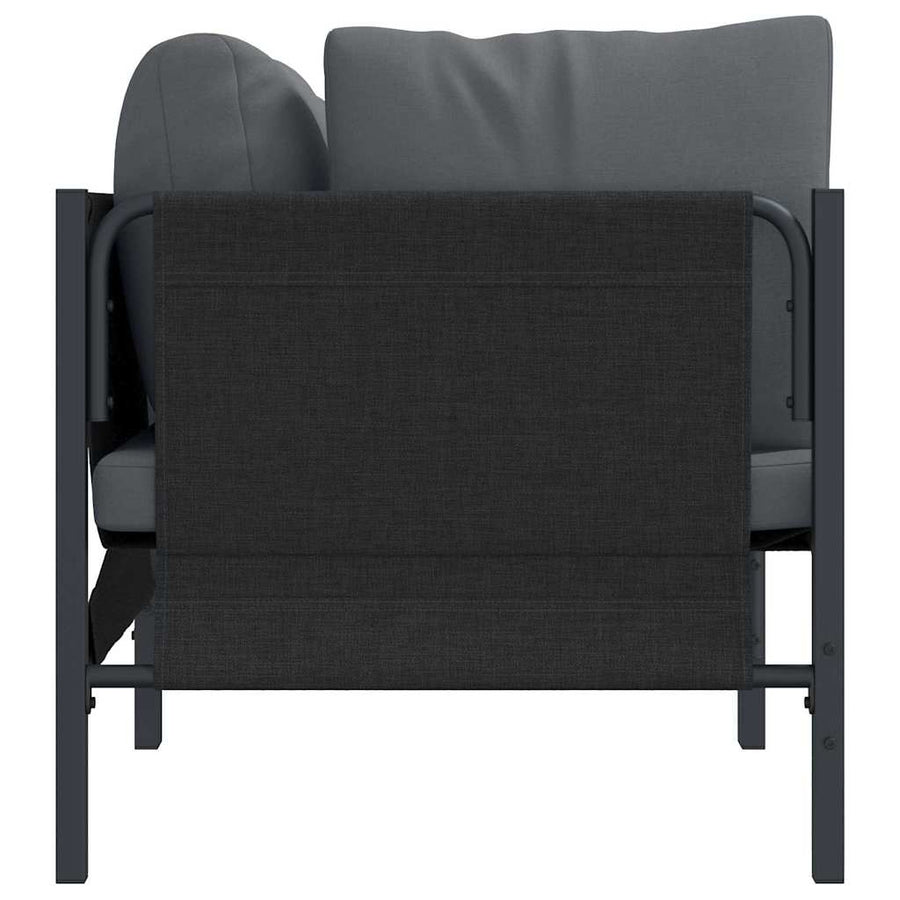 Buitenmeubelsets met kussen met kussen 2 pcs Antraciet