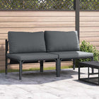 Outdoor Furniture 2 pcs Anthracite 80 x 80 x 71 cm Steel