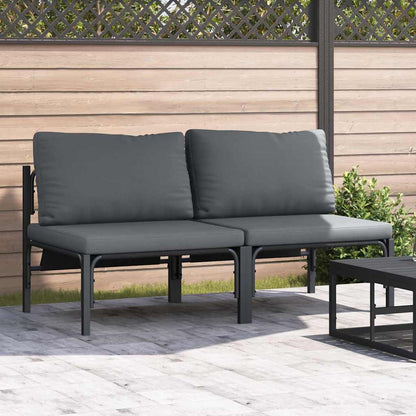 Buitenmeubelsets met kussen met kussen 2 pcs Antraciet