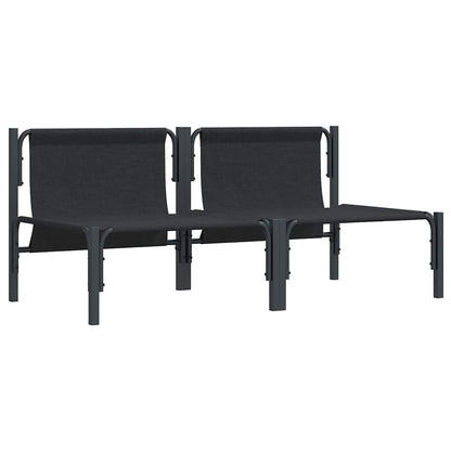 Buitenmeubelsets met kussen met kussen 2 pcs Antraciet