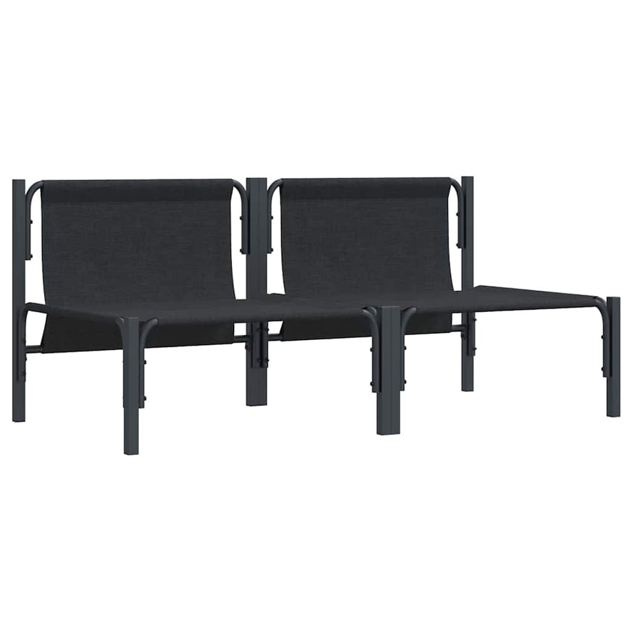 Buitenmeubelsets met kussen met kussen 2 pcs Antraciet