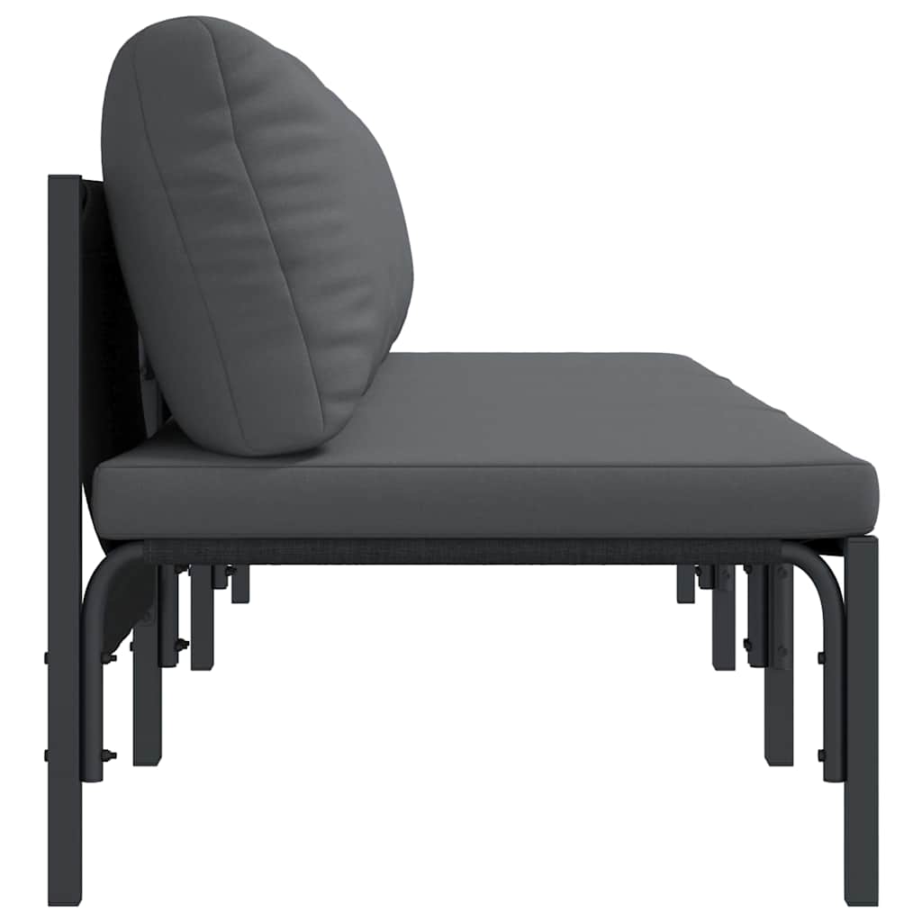 Buitenmeubelsets met kussen met kussen 3 pcs Antraciet