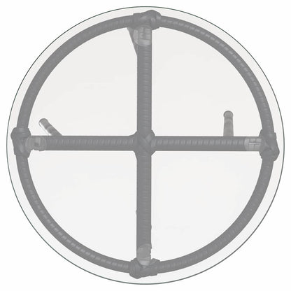 Tuin Eetset met kussen 3 pcs Zwart, Antraciet 35 x 35 x 45 cm