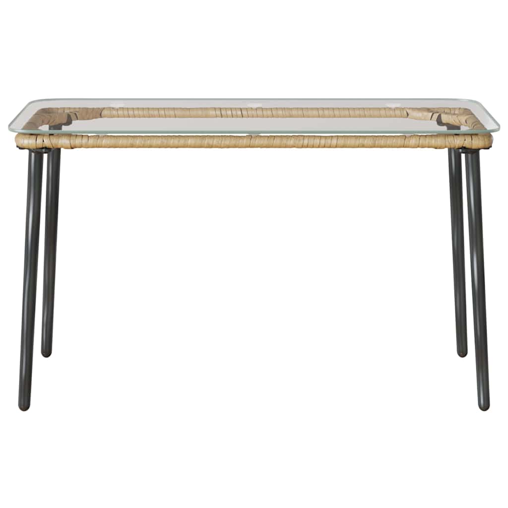 Tuinstafel Natuurlijk 80 x 40 x 45 cm Poly riet