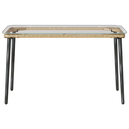 Tuinstafel Natuurlijk 80 x 40 x 45 cm Poly riet