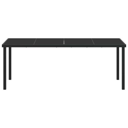 Tuinstafel Zwart 200 X 80 X 73 Cm Metaal