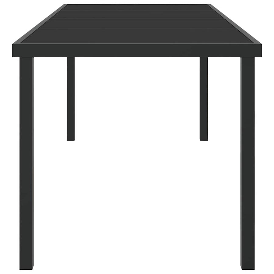 Tuinstafel Zwart 200 X 80 X 73 Cm Metaal