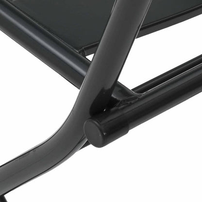 Tuin Bistro Set 3 pcs Antraciet Staal