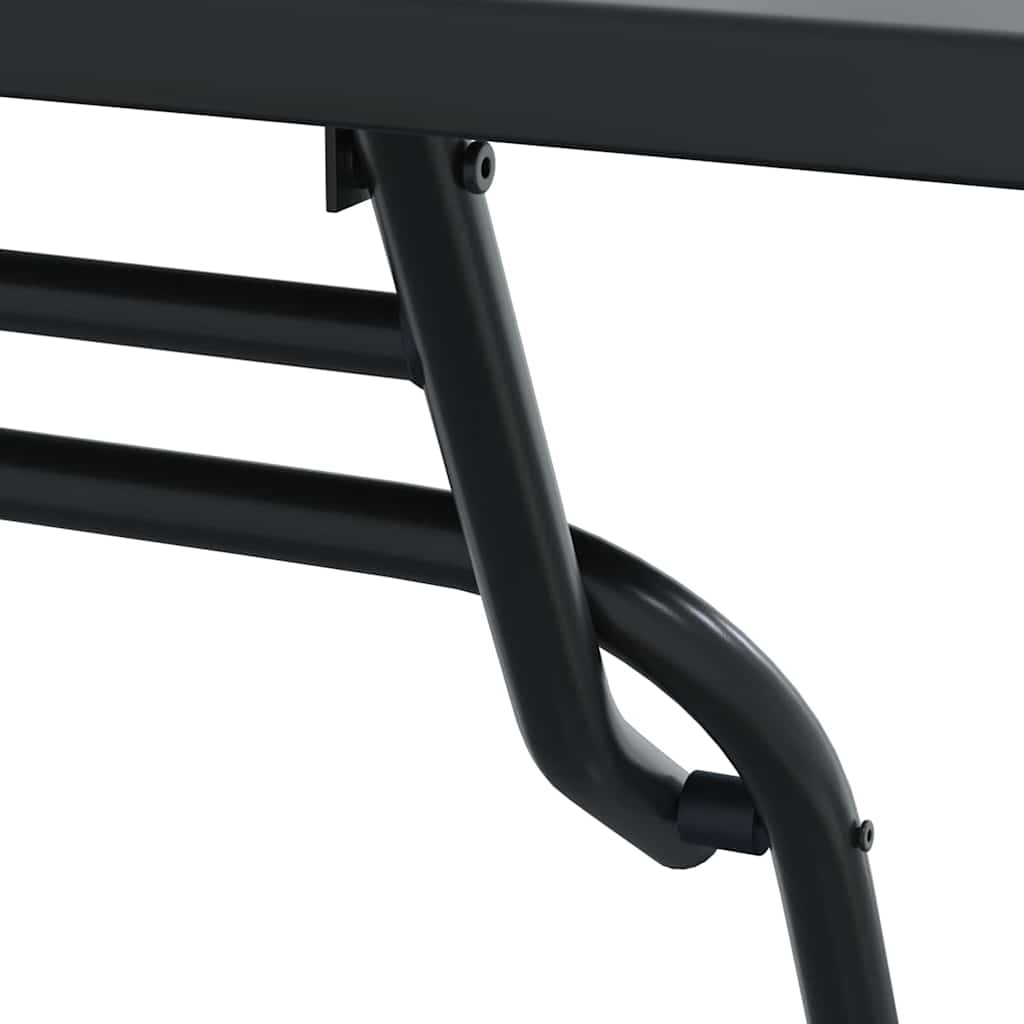 Tuin Bistro Set 3 pcs Antraciet Staal